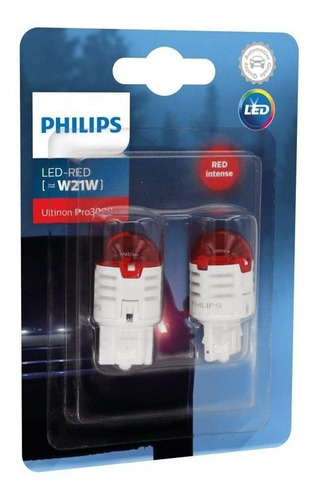 Par De Lamparas Led Philips W21 11065 T20 Roja 1 Polo Freno