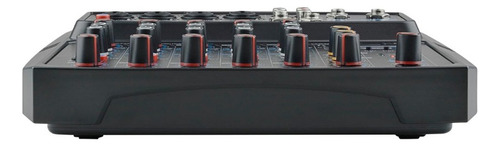 Consola Mixer Zebra Amplificada 6 Canales Usb Szm-b660 Re