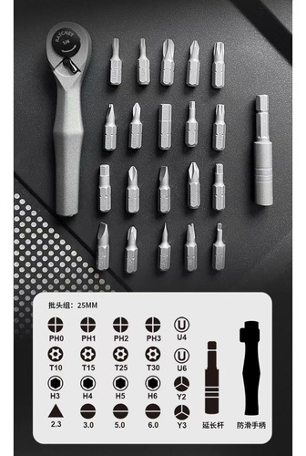 Mini Juego De Llaves De Tornillos Multifunción