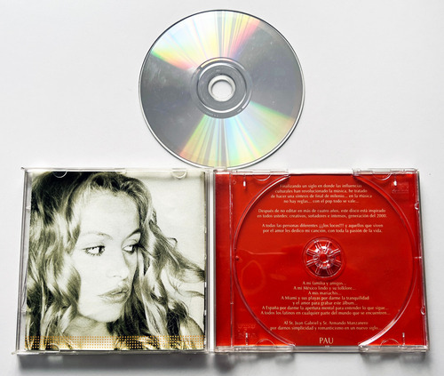 Paulina Rubio - Paulina Cd Ex/ex Spain, Ballads, Synth-pop