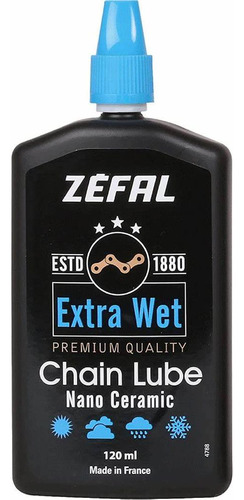 Aceite Lubricante Extra Wet Lube 120ml Zefal Color: Negro