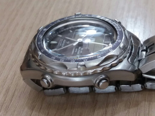 Citizen Eco-drive Hora Mundial Cronógrafo