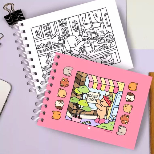 Kit 2 Livros Boobie Goods Com 2 Kit Canetinhas Sortidas Top