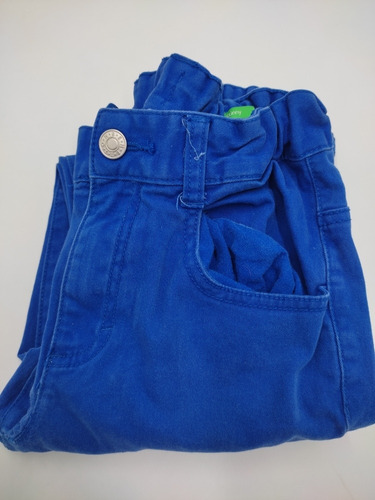 Pantalón Benneton Kids Azul Rey Xl