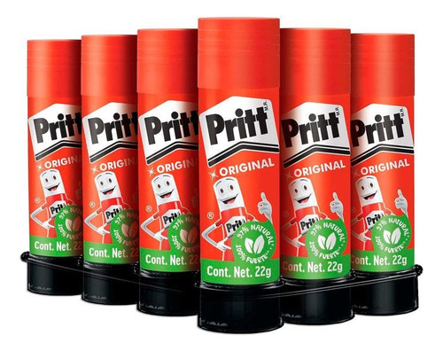 2 Pzas Lápiz Adhesivo Pritt Ps-20 22 G.