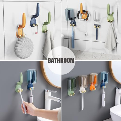 Soportes Para Vasos Ganchos Adhesivos Pared Multiusos