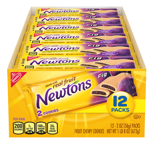 Newtons - Galletas Masticables Suaves Y De Frutas, (2 Galle.