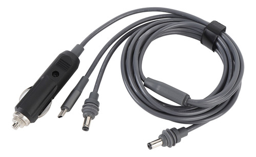 Cable De Coche 3 En 1 Dc Plug And Play De 100 W Usb C 12-24