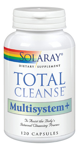 Solaray Total Cleanse Multisistema Cápsulas 120 Unidades