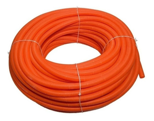 Rollox50 Metros Caño Corrugado 25mm Naranja Aprobado Conatel