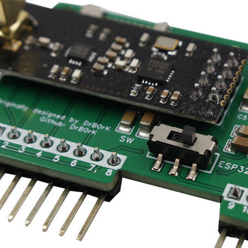 Placa De Desarrollo Nrf24l01+esp32, 10 X 6,5 X 4,5 Cm, Calid