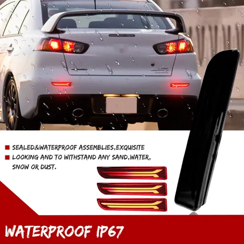 Hyt. Lámpara Trasera Led Drl Brake Para Mitsubishi Lancer