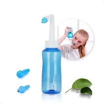 Comprar Polaris Shop Frasco De Lavagem Nasal Garrafa Higienizador Para Adulto E Infantil Criança Com 2 Bicos 300 Ml Reutilizável Melhora Sinusite Rinite Garrafinha Lavador Limpador Ducha