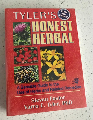 Libro Tyler's Honest Herbal Guía Uso Hierbas Como Remedios