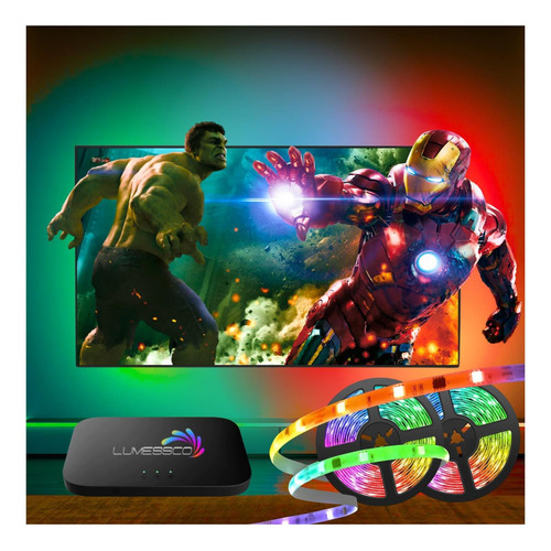 Lumessco Hdmi Tv Backlight Sync Box Box Kit - Rgb Circuito I