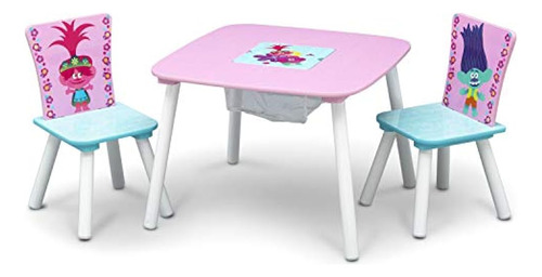 Juego De Mesa Y Silla Para Niños Delta Children Con Almacena