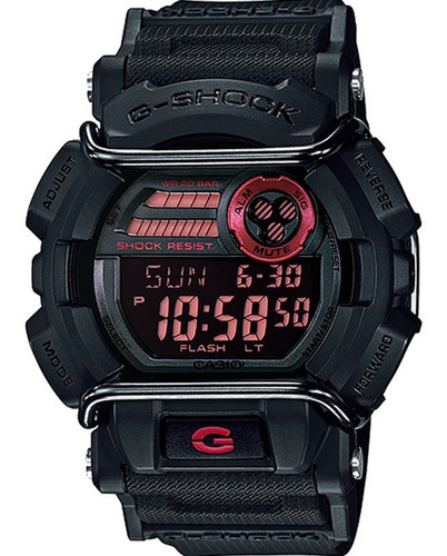 Relógio Casio - G-shock - Gd-400-1dr Cor Da Correia Preto Cor Do Bisel Preto Cor Do Fundo Preto