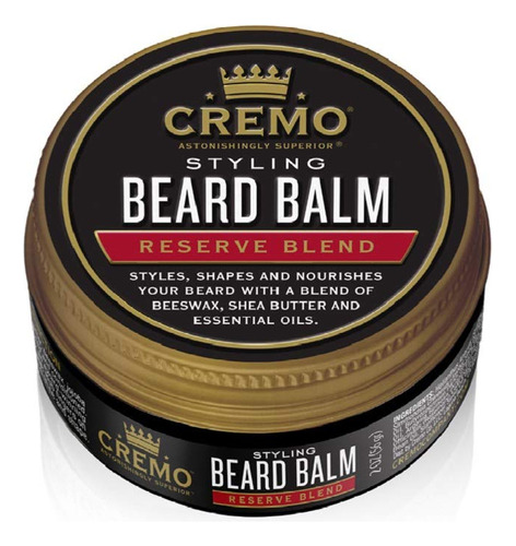 Cremo Styling - Balsamo Para Barba, Mezcla De Destiladores (