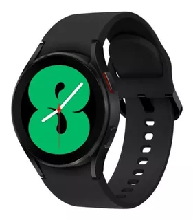 Samsung Galaxy Watch4 (Bluetooth) Watch4 (Bluetooth) 1.2" caja 40mm de aluminio black, malla black de fluoroelastómero SM-R860