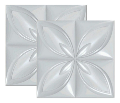 Forma De Gesso 3d Kit 2 Moldes Para Gesso 29x29 Placa Gesso