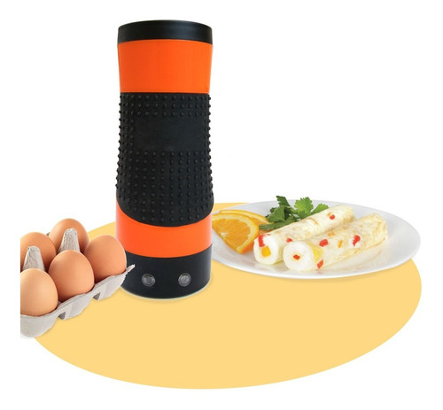 Parrilla Eléctrica Para Cocinar Huevos Eggmaster Naranja