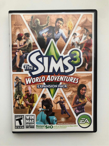 Juego Los Simis 3 Pc Original World Adventures Expansion