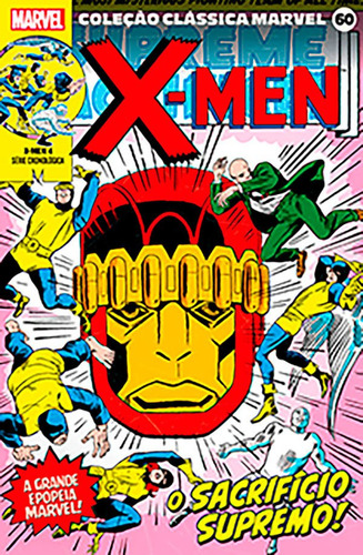 Coleção Clássica Marvel Vol. 60 - X-men 04, De Roy Thomas. Editora Panini, Capa Mole Em Português