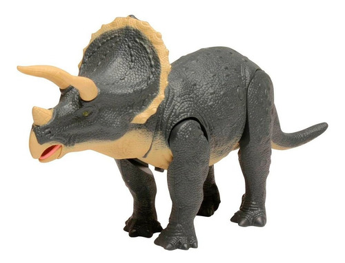 Dinosaurio Triceratop Jurasico Movimiento Luz Sonido Juguete
