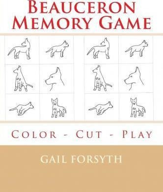 Libro Beauceron Memory Game : Color - Cut - Play - Gail F...