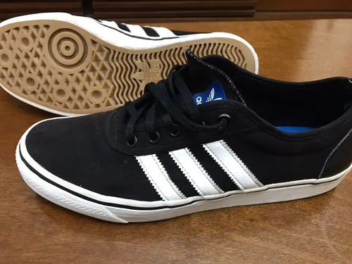 T nis adidas Ease Black Canvas Edda Skateboard Original 42