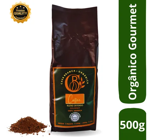 comprar Café Orgânico Torrado Moído Arábica Extra Forte Premium 500g