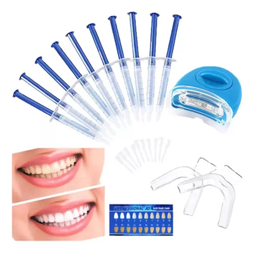 Ggy Luzes Led Para Dentes Com Kit Gel Clareador Dental