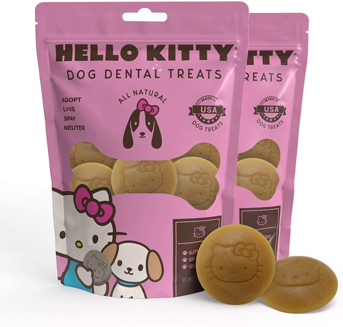 Hello Kitty Dental Chew Dog Treats (2 Unidades)