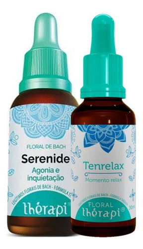 Kit Florais Para Ansiedade - Ansiolide E Tenrelax 30ml