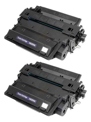 Kit 2 Toner Compatível Hp 55x Maior Ce255x Hp P3015 Hp M521