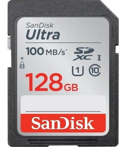 Sd Xc 128 Gb Clase 10 Sandisk Ultra 100mb/s