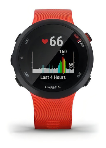 Relógio Monitor Cardíaco Garmin Forerunner 45 Vermelho   Nfe