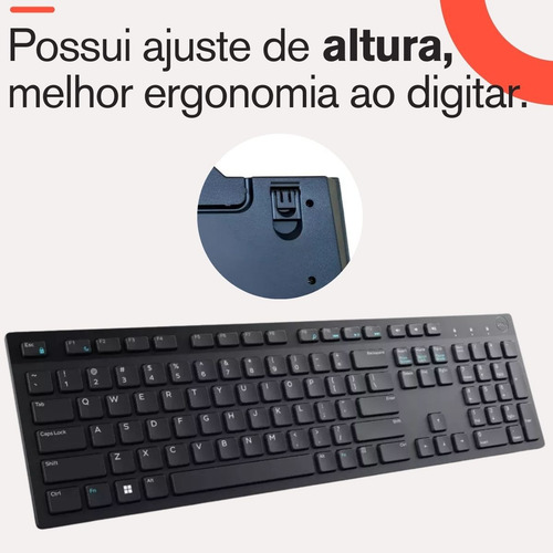 Teclado Hp Abnt2 Com Ç Perfil Ultra Slim Usb Escritório Casa (Recondicionado)