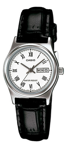 Reloj Casio Dama Ltp-v006l, Doble Fecha,