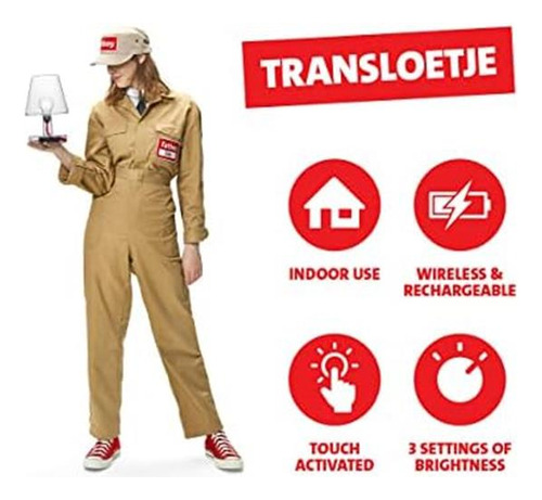 Fatboy Transloetje Lamp Lámpara De Mesa Led Portátil Recarga