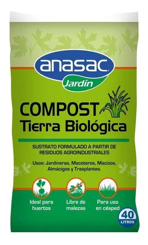 Tierra Biologica Compost Anasac (40 Lt) 