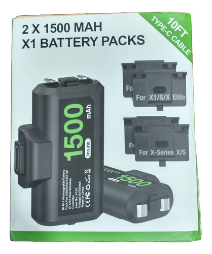 Bateria Recargable Para Control X-one X-series S/x 1500 Mah