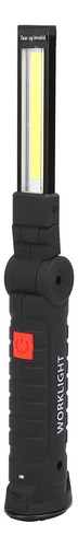 Linterna Portátil De Trabajo Con Flash Led Usb Cob, Plegable