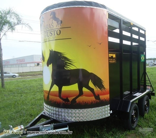 Projeto Construir Reboque Para 02 Cavalos + Brinde