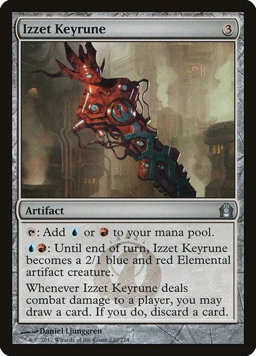 Carta Magic Izzet Keyrune Return To Ravnica Mtg