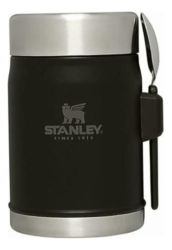 Stanley Classic Legendary Classic Tarro De Comida Clásico + Color Mate negro