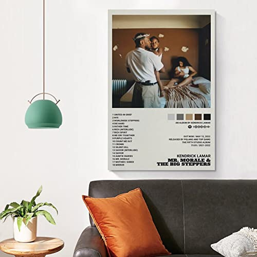 Póster De Kendrick Lamar, Portada Del Álbum Mr. Moral...