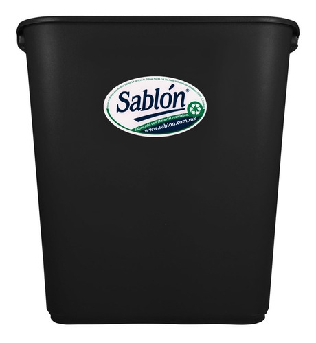 Bote de basura Sablón JUMBO 26Lnegro 2 unidades