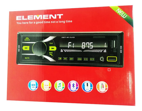 Radio Para Vehiculo Element + Pendrive 64gb Regalo