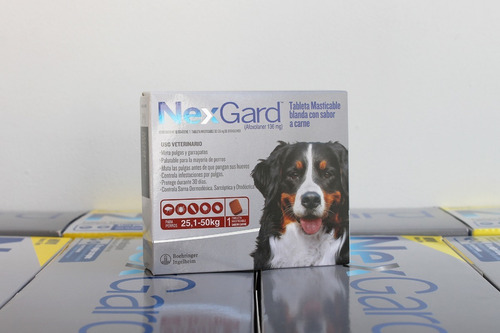Pastillas Antipulgas Y Antigarrapatas Nexgard 25-50 Kg